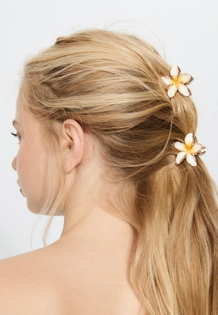 Набор из 3 заколок-цветов- Заказать в России