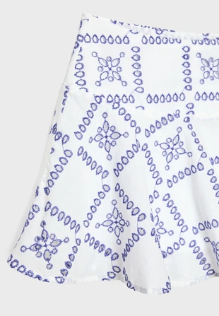 Юбка-брюки с вышивкой- Заказать в России