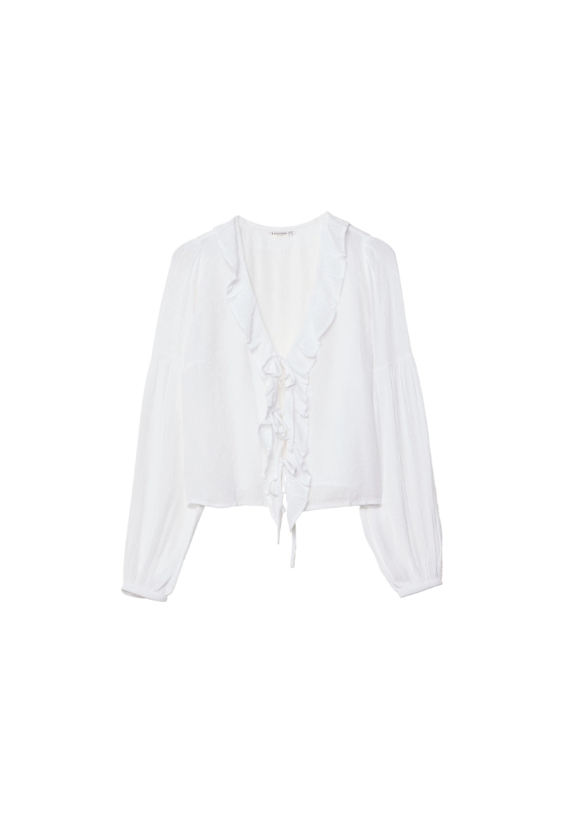 Блузка с воланами