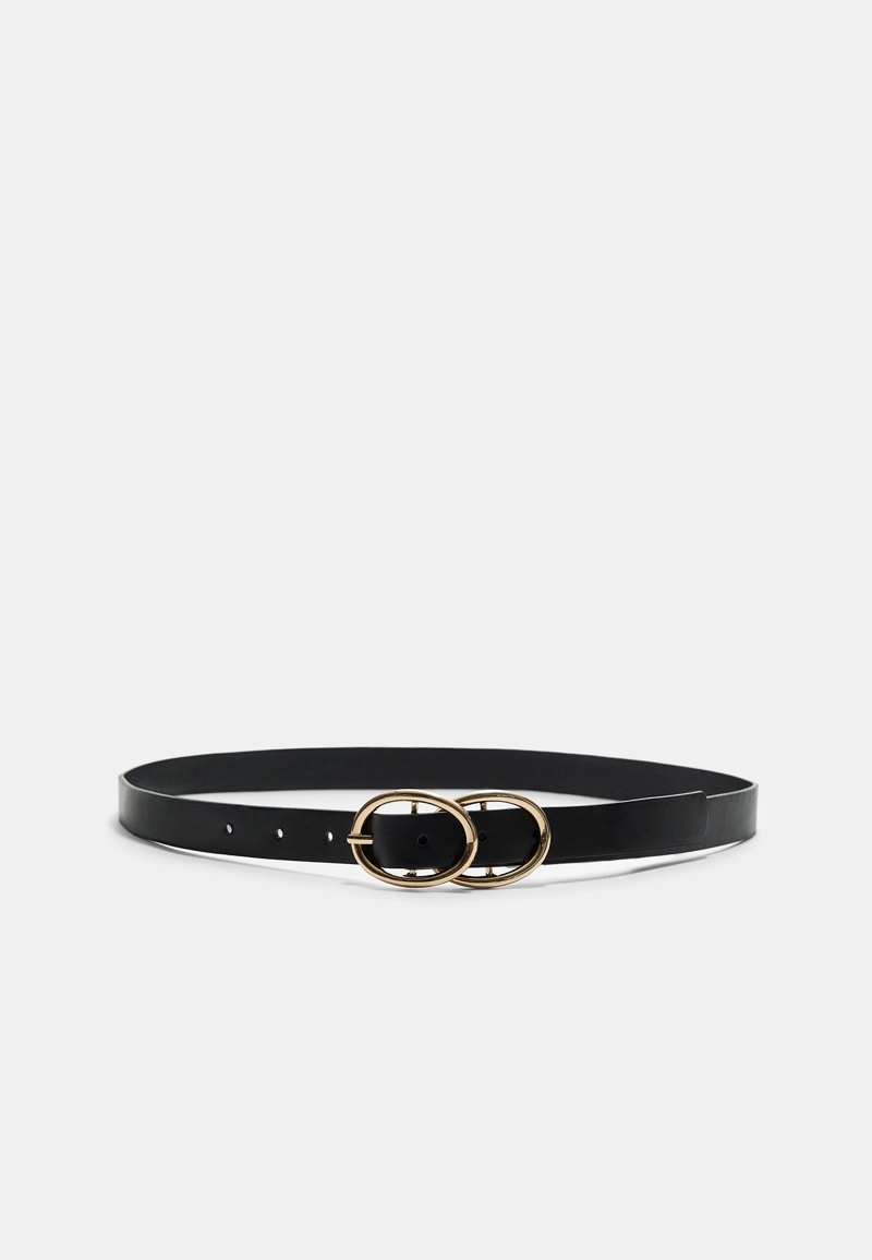 Ремень с двойной пряжкой