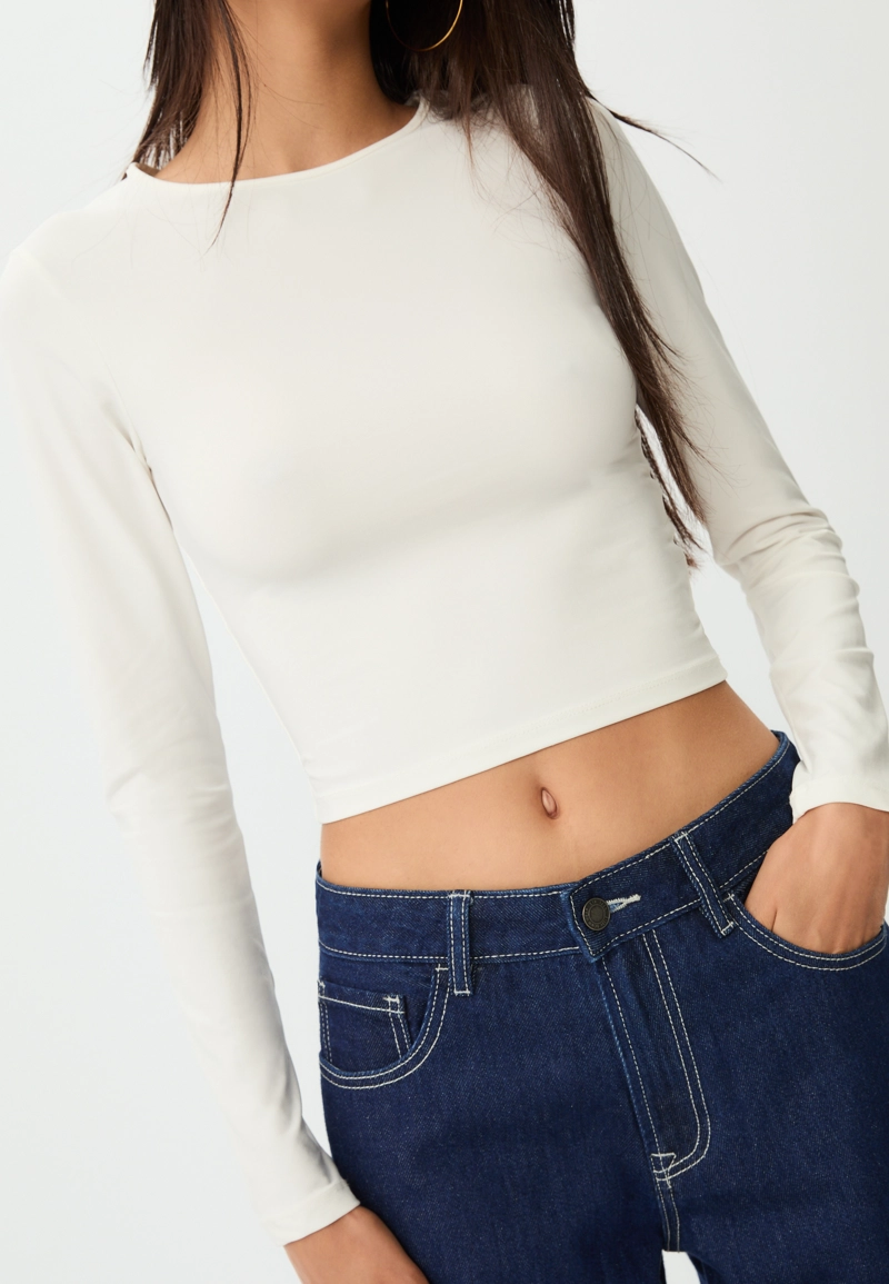 Джинсы-багги с низкой посадкой