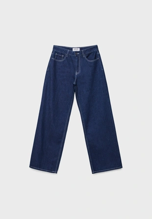 Джинсы-багги с низкой посадкой- Заказать в России