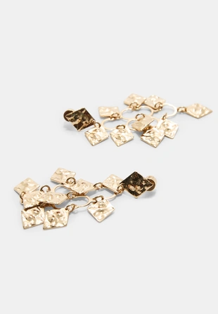 Серьги с ромбами- Заказать в России