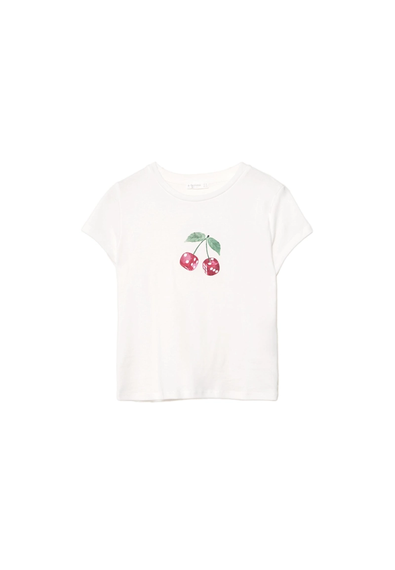 Облегающая футболка с принтом