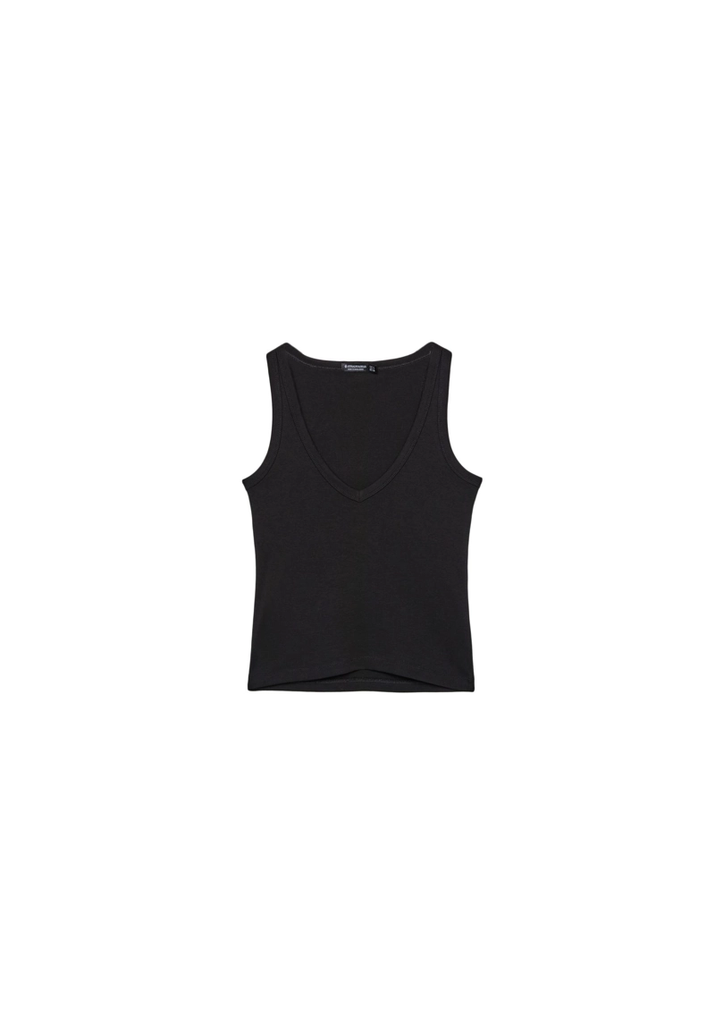 Футболка спина-борцовка с V-образным вырезом