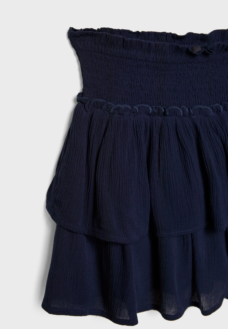 Юбка-брюки из струящейся ткани