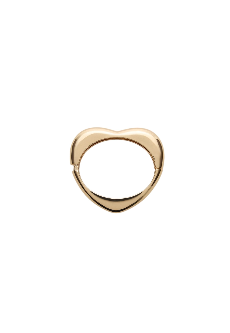 Металлический браслет с сердечком