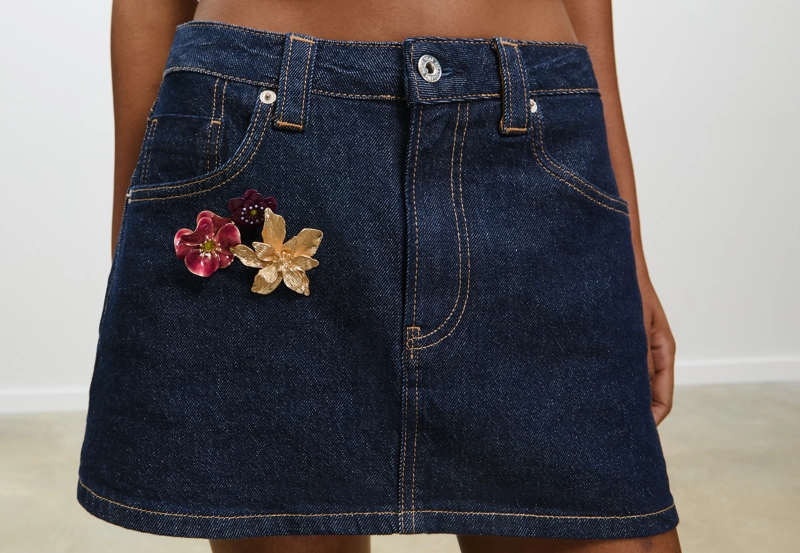 Набор из 3 значков с цветами