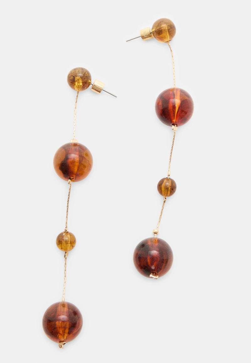 Длинные серьги с шариком