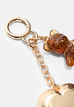 Металлический шарм в виде медвежонка- Заказать в России