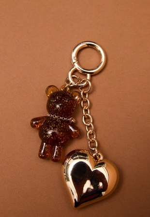 Металлический шарм в виде медвежонка- Заказать в России