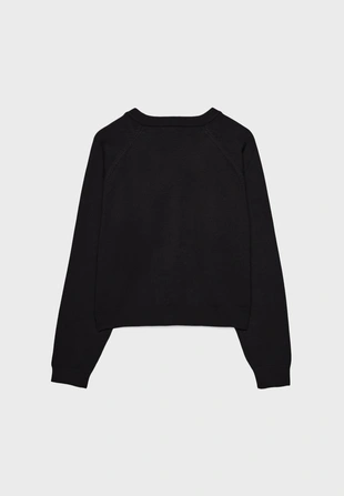 Трикотажный жакет на пуговицах с рукавами реглан- Заказать в России