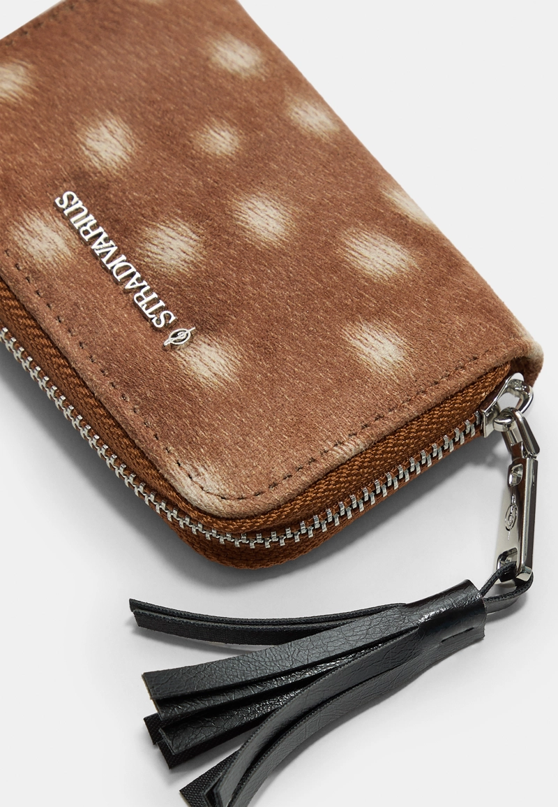 Кошелек на молнии с принтом