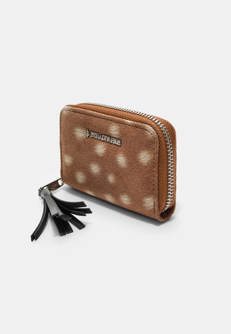 Кошелек на молнии с принтом