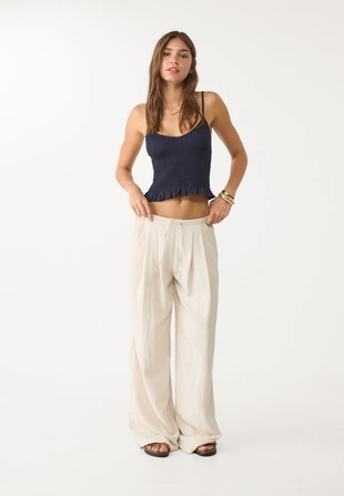 Топ на бретельках с резинками- Заказать в России