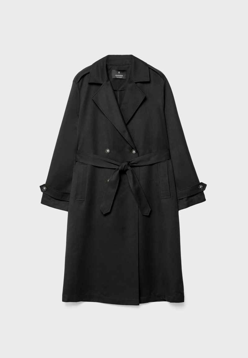 Длинный струящийся тренч