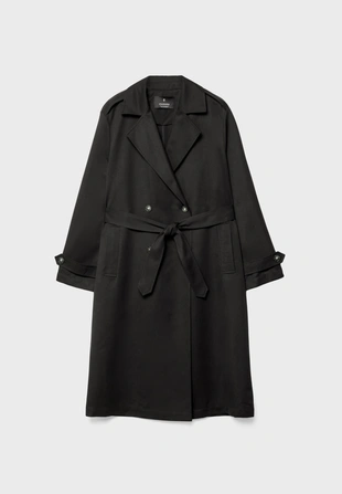 Длинный струящийся тренч- Заказать в России