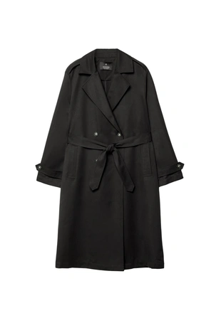 Длинный струящийся тренч- Заказать в России