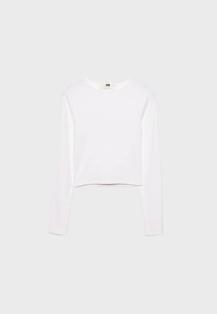 Лонгслив из полиамида с длинными рукавами- Заказать в России