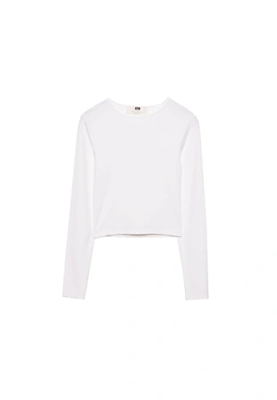 Лонгслив из полиамида с длинными рукавами- Заказать в России