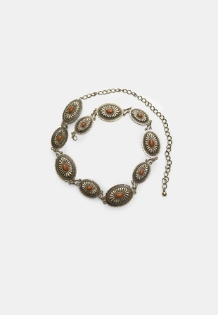 Комбинированный металлический ремень- Заказать в России