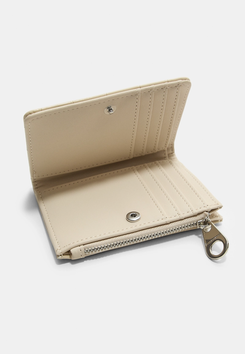 Кошелек для карт с тиснением под кокос