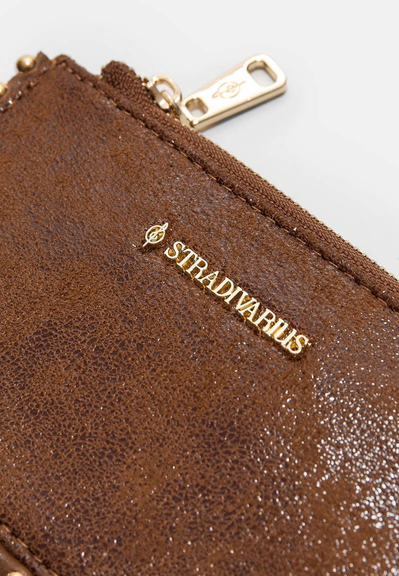 Кошелек для карточек с деталями в виде шариков