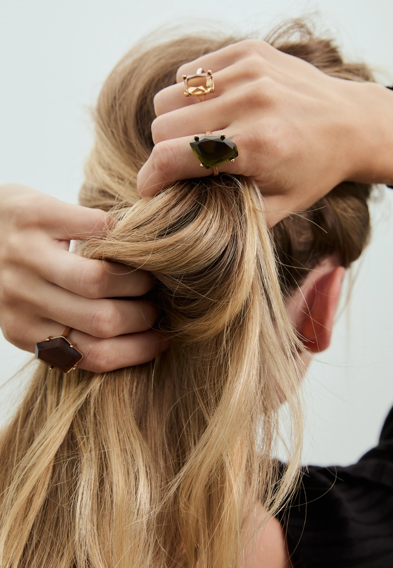 Набор из 3 комбинированных колец