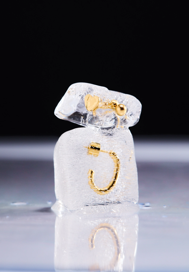 Набор из 4 водостойких сережек для пирсинга