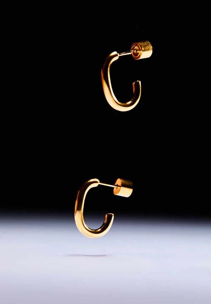 Набор из 4 водостойких сережек для пирсинга