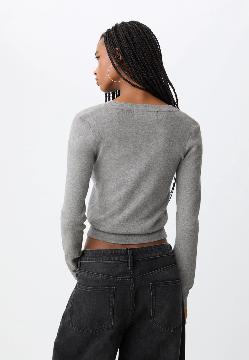 Трикотажный кардиган на пуговицах