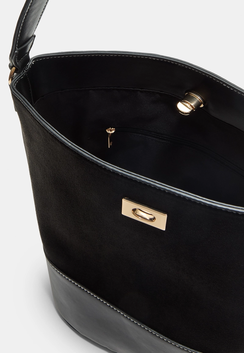 Комбинированная сумка-корзина