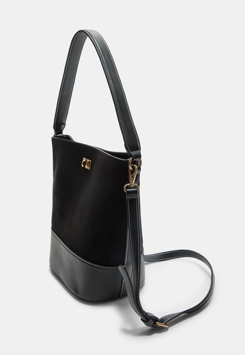 Комбинированная сумка-корзина