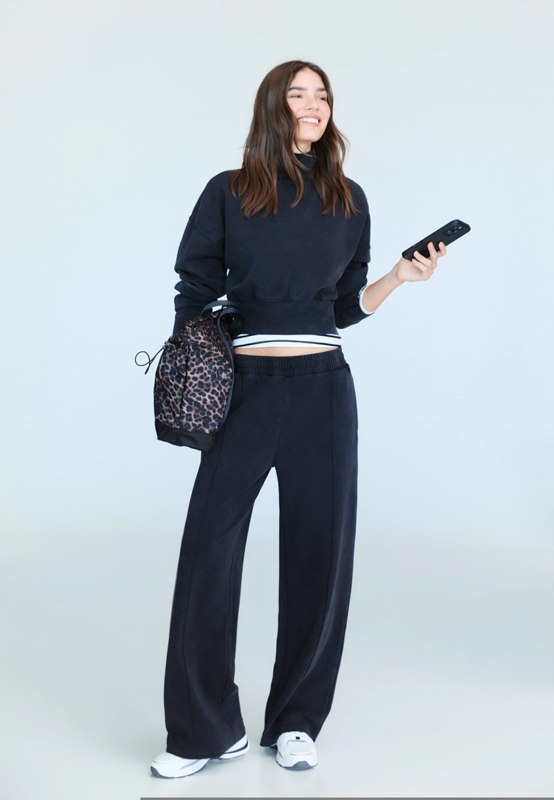 Толстовка из интерлока с мягкой текстурой