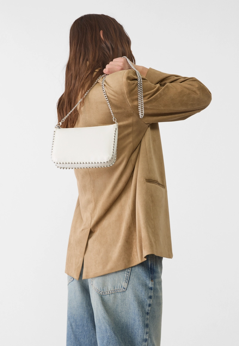 Мини-сумочка с бусинами