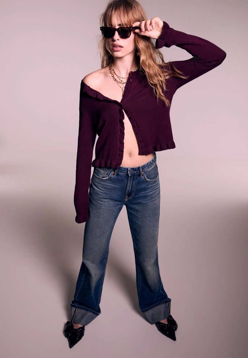 Туфли-лодочки без задника с бантом