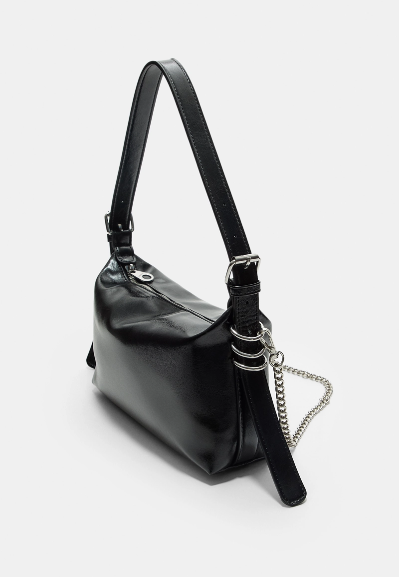 Сумка на плечо с декоративной ручкой