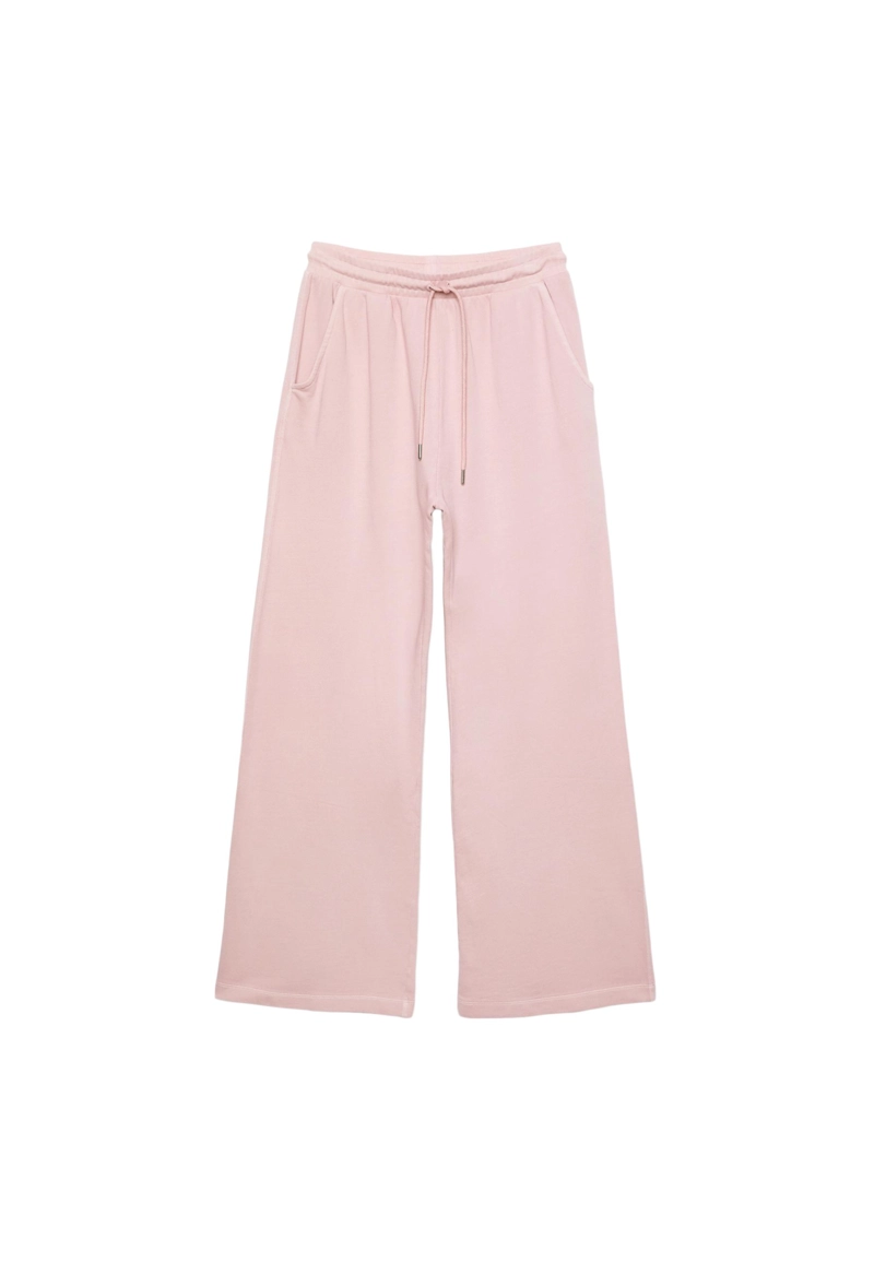 Прямые брюки-джоггеры с эффектом стирки