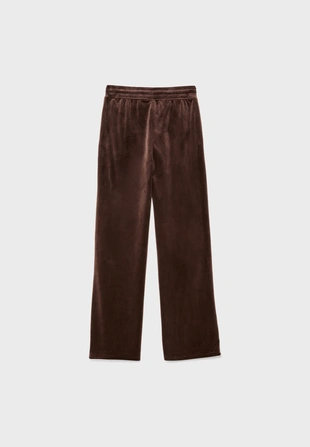 Бархатные брюки-джоггеры- Заказать в России