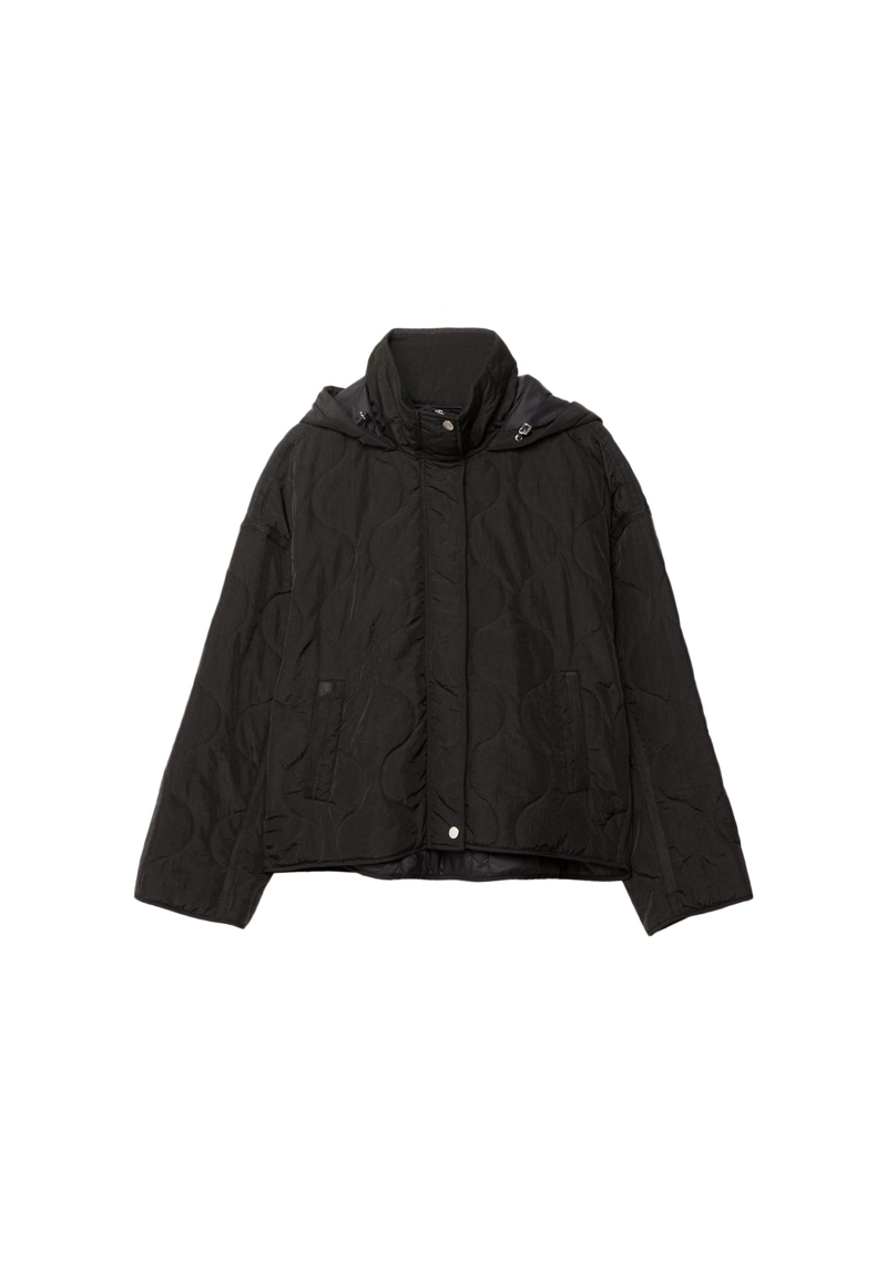 Утепленная куртка с капюшоном