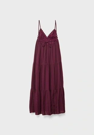 Длинное струящееся платье с открытой спиной- Заказать в России