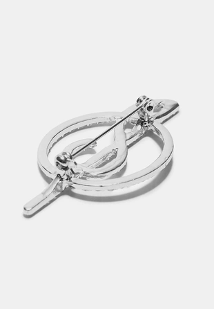 Брошь STRADIVARIUS с блестящей отделкой- Заказать в России