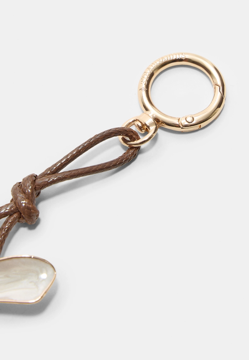 Брелок-подвеска в виде эмалированного цветка