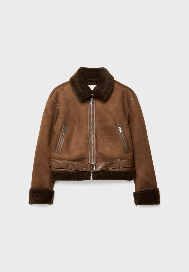 Укороченная двусторонняя куртка