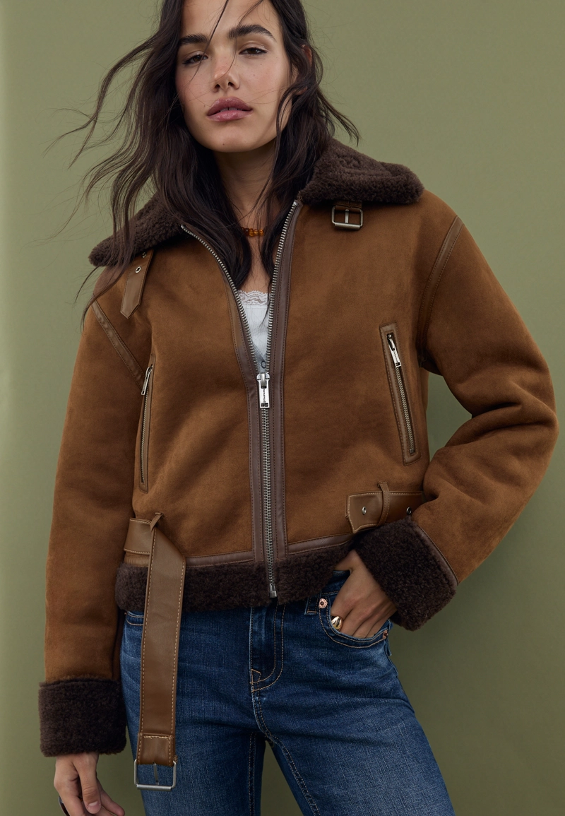 Укороченная двусторонняя куртка