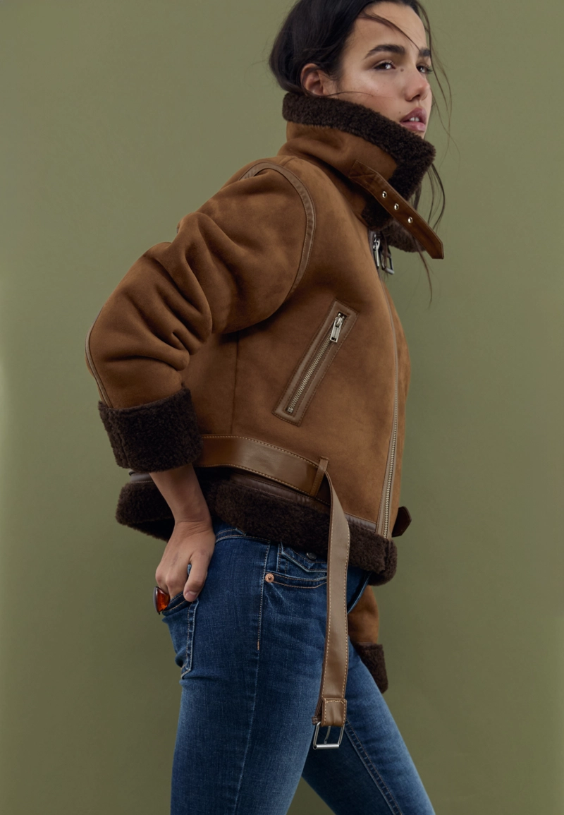 Укороченная двусторонняя куртка