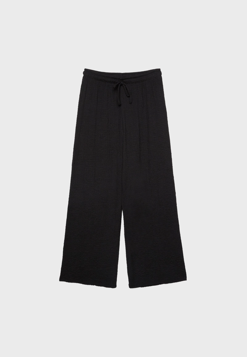 Длинные струящиеся брюки с текстурой