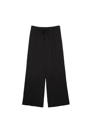 Длинные струящиеся брюки с текстурой- Заказать в России