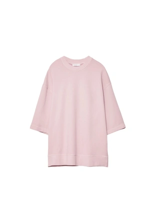 Толстовка с короткими рукавами с эффектом потертости- Заказать в России