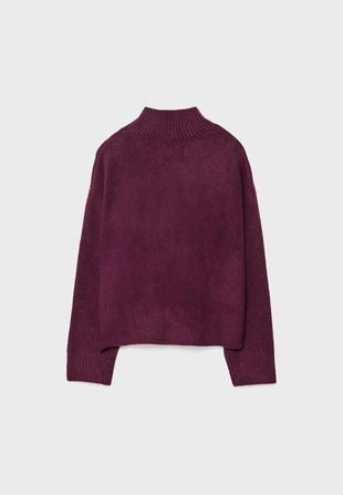 Вязаный джемпер с пуговицами- Заказать в России